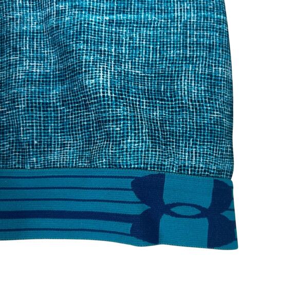 Under Armour Sports Bra Womens XS Blue Racerback Stretch Athleisure Clean Girl - Picture 3 of 4